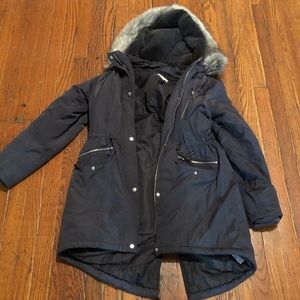 Grey mossimo winter coat